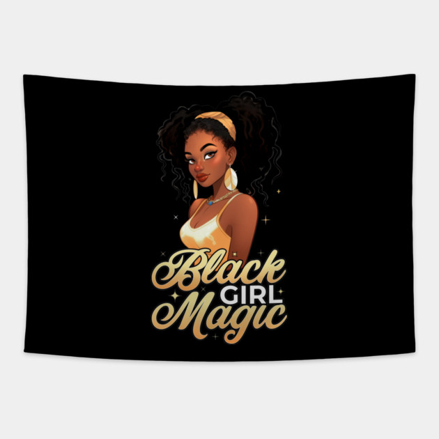 Black Girl Magic Tapestry by UrbanLifeApparel