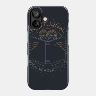 Nocturnal Book Readers Club Phone Case