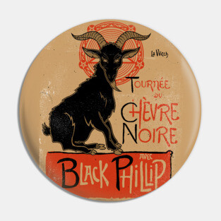 Black Phillip Pin