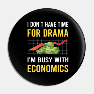 Busy With Economics Economy Economist Pin