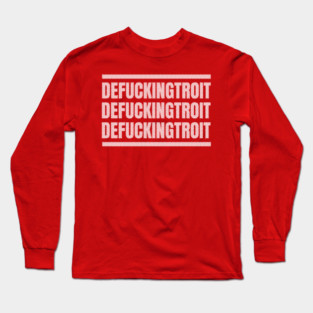 Detroit-Football Long Sleeve T-Shirt