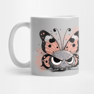 Grumpy Butterfly Mug