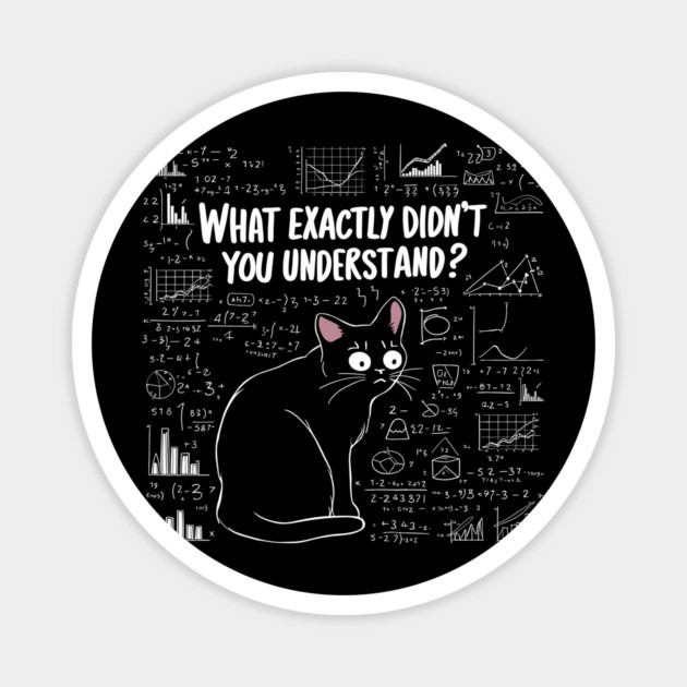 What Exactly Didn’t You Understand? Funny Science Geek Nerd Magnet by Anticorporati