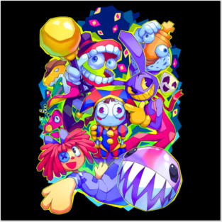 the amazing digital circus Posters and Art