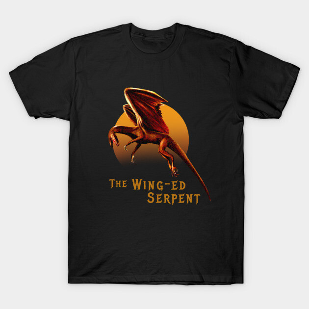 Wing-ed Serpent T-Shirt by How Did This Get Made?