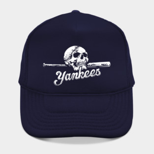 YANKEES Skull on Bat Hat