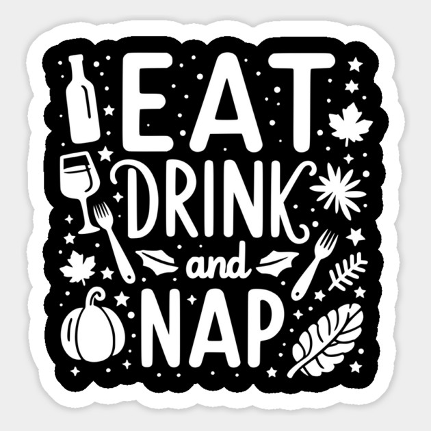 Eat Drink and Nap Magnet by Frank Ring
