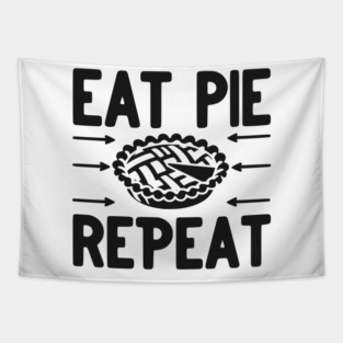 Eat Pie Repeat Tapestry