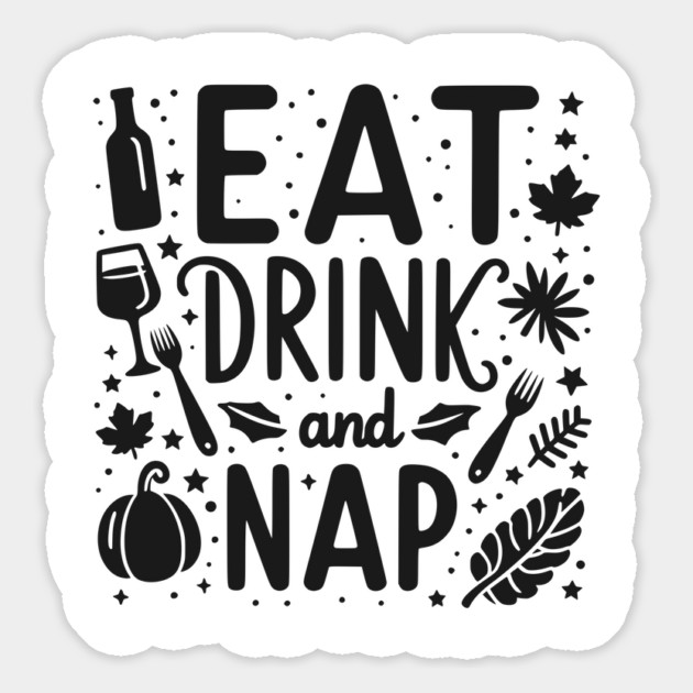 Eat Drink and Nap Magnet by Frank Ring