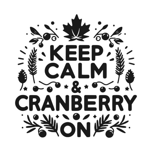 Keep Calm and Cranberry On by Frank Ring