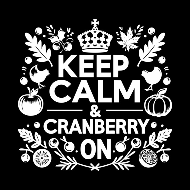 Keep Calm and Cranberry On by Frank Ring