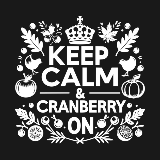 Keep Calm and Cranberry On by Frank Ring