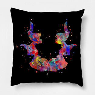 Rorschach card 7 Pillow
