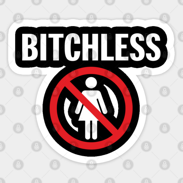 Bitchless No Drama Anti Love Sarcastic Statement Sticker by Anticorporati