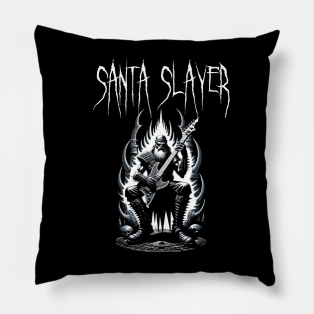 Santa Slayer Pillow by Grave Digs