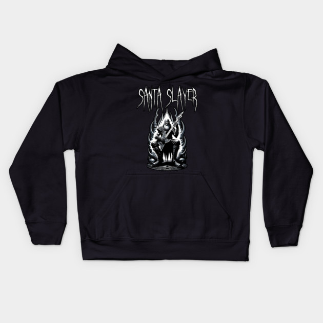 Santa Slayer Kids Hoodie by Grave Digs