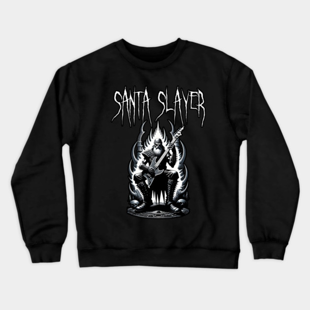 Santa Slayer Crewneck Sweatshirt by Grave Digs