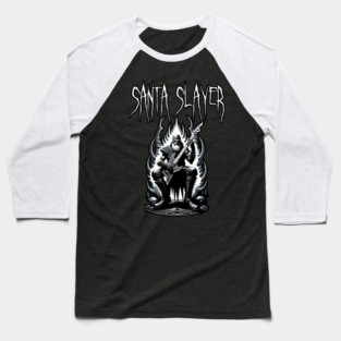 Santa Slayer Baseball T-Shirt