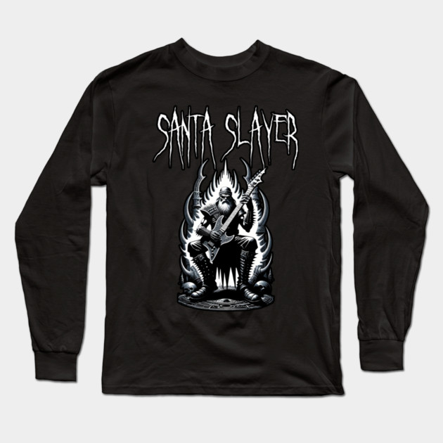Santa Slayer Long Sleeve T-Shirt by Grave Digs
