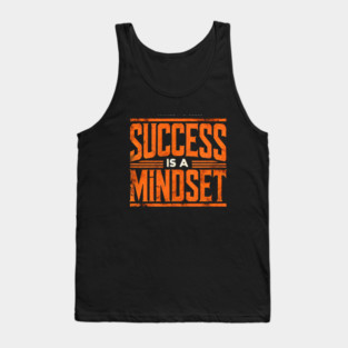 Success is a Mindset, Motivational Quote Tank Top