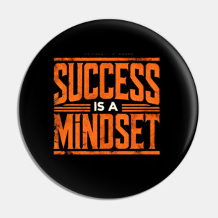 Success is a Mindset, Motivational Quote Pin