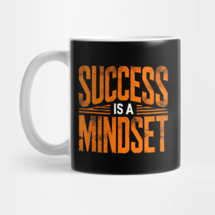 Success is a Mindset, Motivational Quote Mug