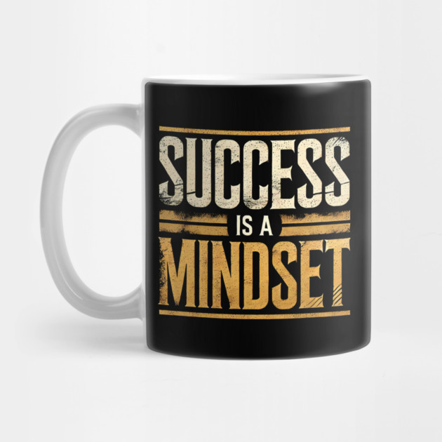 Success is a Mindset, Motivational Quote by logiamerch