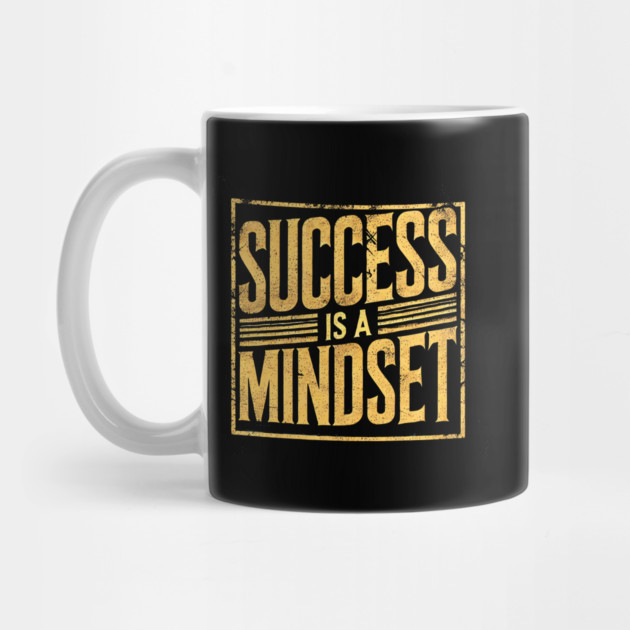 Success is a Mindset, Motivational Quote by logiamerch
