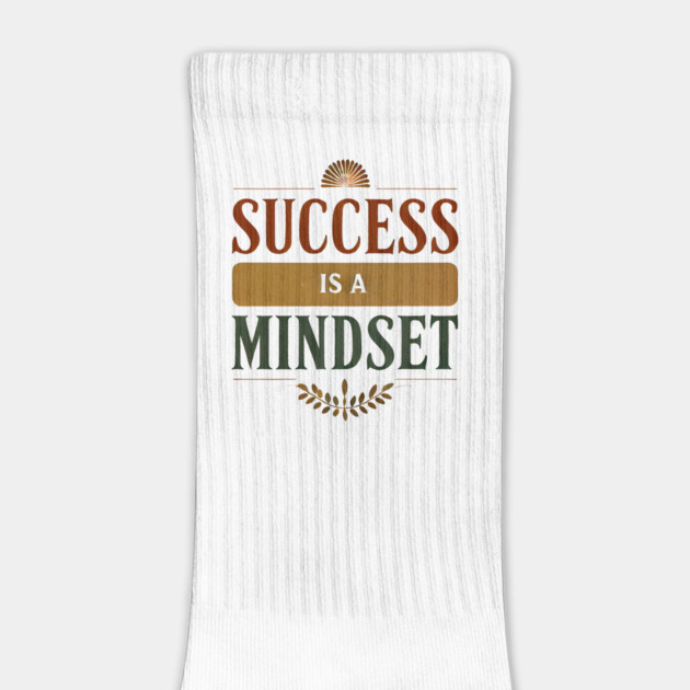 Success is a Mindset, Motivational Quote by logiamerch