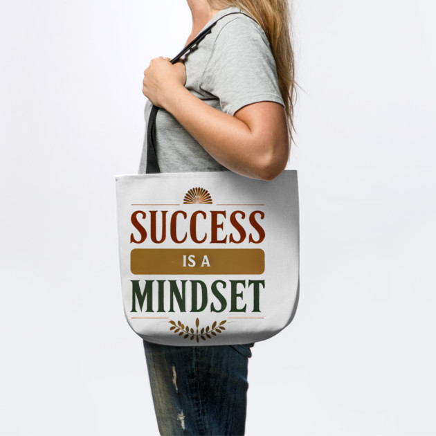 Success is a Mindset, Motivational Quote by logiamerch