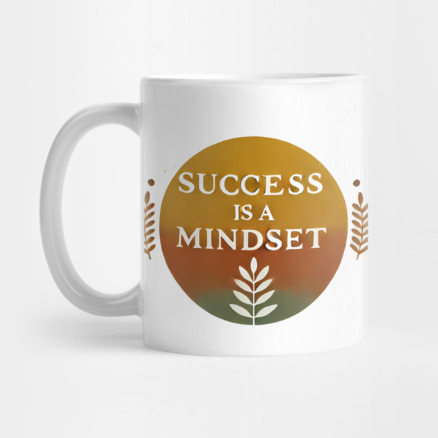 Success is a Mindset, Motivational Quote by logiamerch