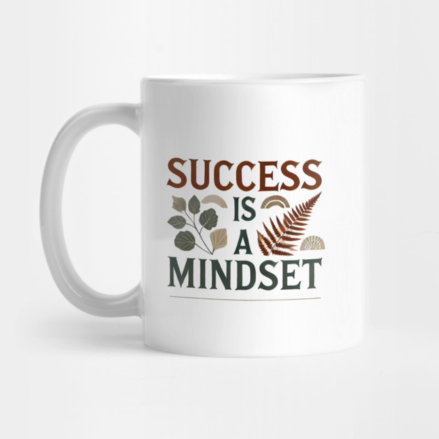Success is a Mindset, Motivational Quote by logiamerch
