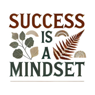 Success is a Mindset, Motivational Quote T-Shirt