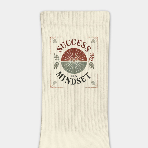 Success is a Mindset, Motivational Quote by logiamerch