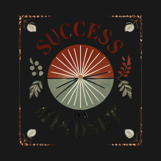 Success is a Mindset, Motivational Quote by logiamerch
