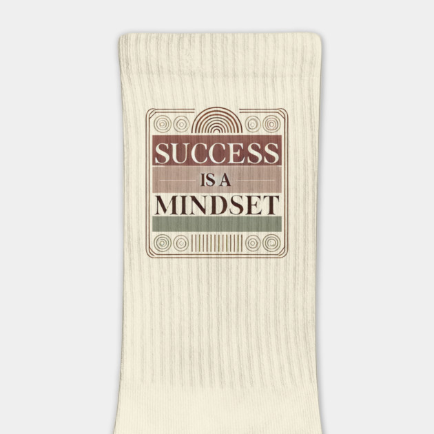 Success is a Mindset, Motivational Quote by logiamerch