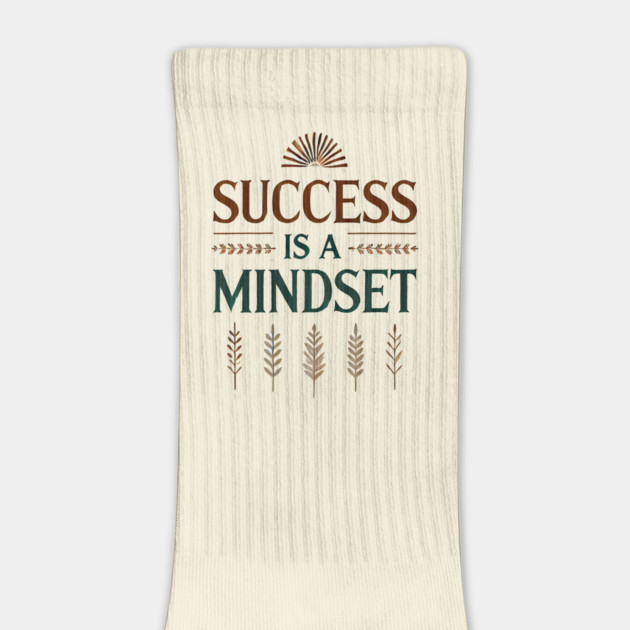 Success is a Mindset, Motivational Quote by logiamerch