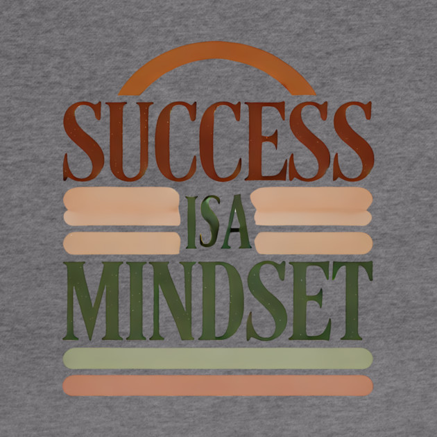 Success is a Mindset, Motivational Quote by logiamerch