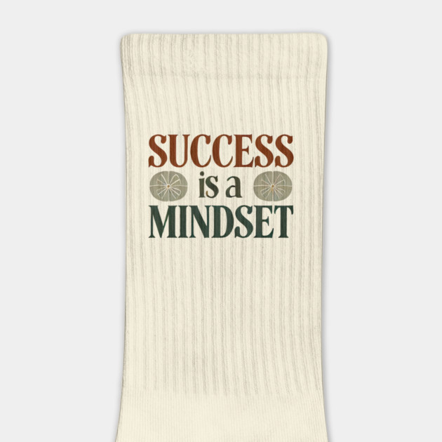 Success is a Mindset, Motivational Quote by logiamerch