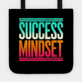 Success is a Mindset, Motivational Quote Tote