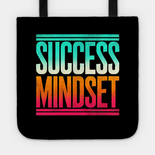 Success is a Mindset, Motivational Quote Tote by logiamerch
