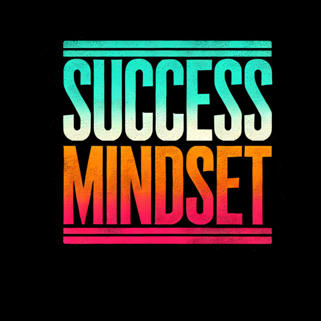 Success is a Mindset, Motivational Quote by logiamerch