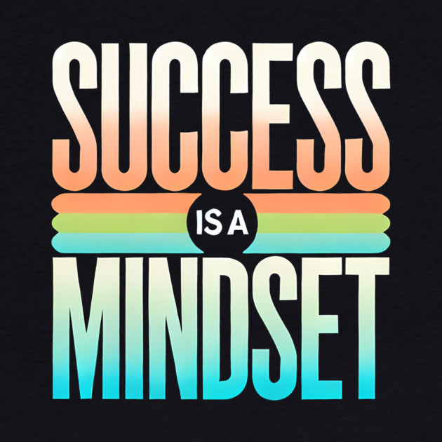 Success is a Mindset, Motivational Quote by logiamerch