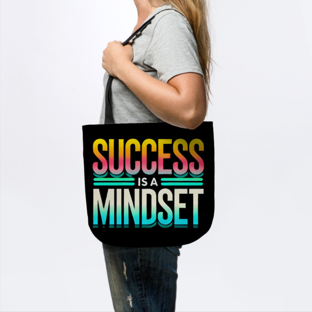 Success is a Mindset, Motivational Quote by logiamerch