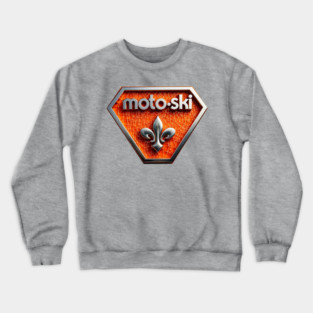 Moto Ski snowmobiles Crewneck Sweatshirt