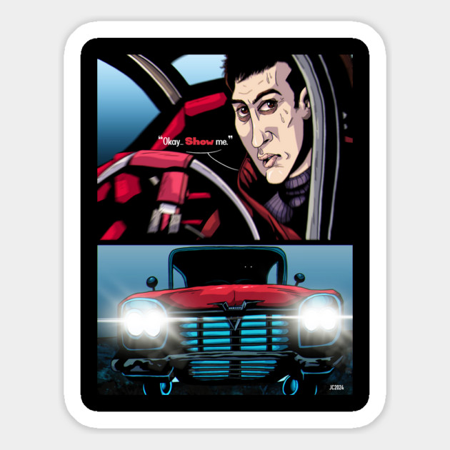 Christine "Inseparable" Arnie Cunningham illustration (digital) Magnet by StagArtStudios