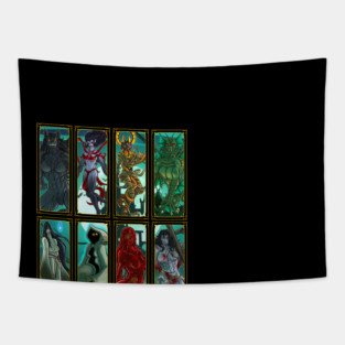 Ladies Of Halloween Tapestry