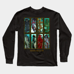 Ladies Of Halloween Long Sleeve T-Shirt