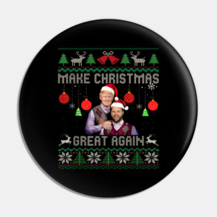 Trump Vance Brothers Make Christmas Great Again Pin
