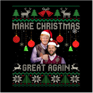 Trump Vance Brothers Make Christmas Great Again Posters and Art